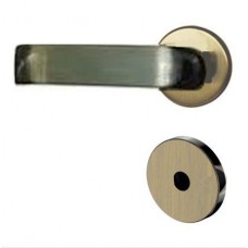 Fechadura Haga Brava Oxidado com Roseta WC