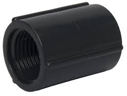 Luva para Eletroduto Rígido Preto 1.1/4