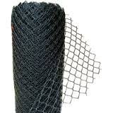 Tela Plástica Galinheiro Preta 1,50m de Altura por Metro Linear