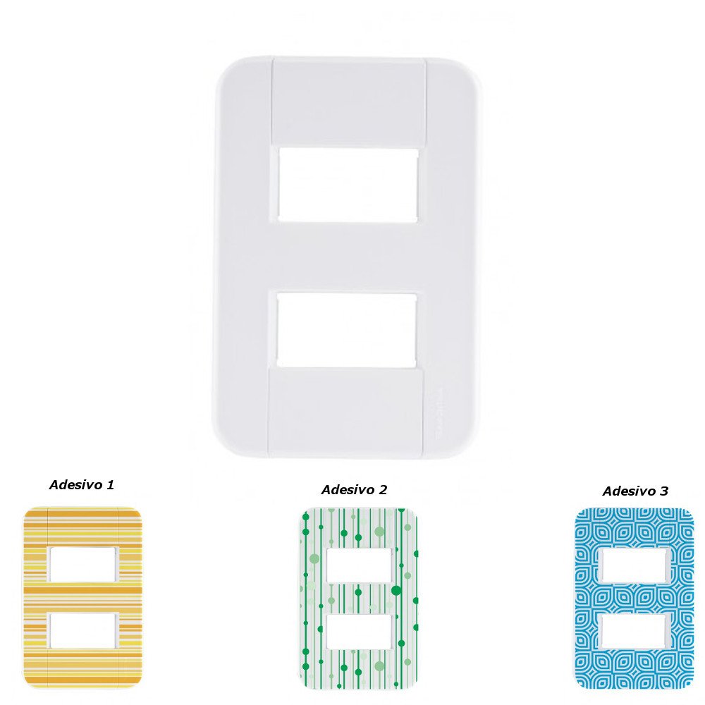 Placa Tablet 4 X 2 2 Postos Distanciados Tramontina