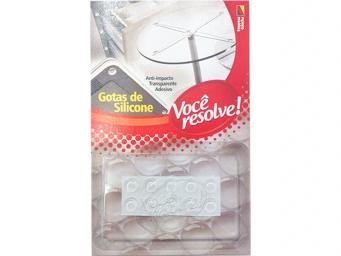 Gotas de Silicone Transparente 12.7 x 4.0 Ref 2210 Você Resolve