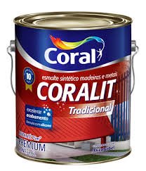 Coralit Esmalte Alto Brilho 3,6 litros Preto - Imagem 2
