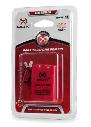 Bateria Telefone Sem Fio 600 MAH 3AAA 3,6V MO-U135
