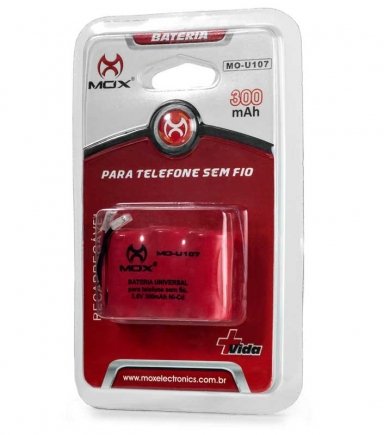 Bateria Telefone Sem Fio 300 MAH 3AA 3,6V MO-U107