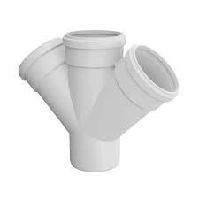 Junção de Esgoto Dupla 75mm X 75mm