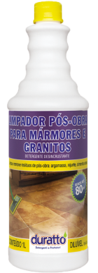 Limpador Pós-Obra para Mármores e Granitos 1l Duratto - Imagem 2