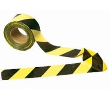 Fita de Isolamento Zebrada Rolo com 200m