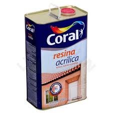 Resina Acrílica 5l Coral