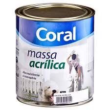 Massa Acrílica Coral 900ML