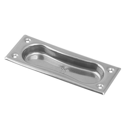 Puxador de Embutir tipo Concha em Inox 95mm x 38mm Ref. 71 Mahler