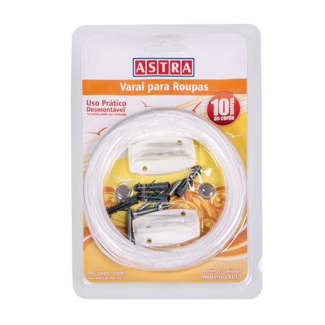 Varal de Parede Regulável Astra