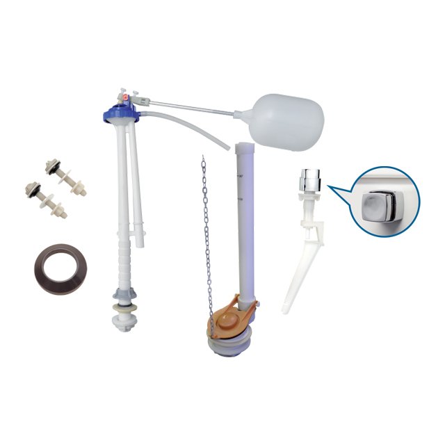 Kit Astra Conjunto Universal Lateral Externo para Caixa Acoplada MU/K