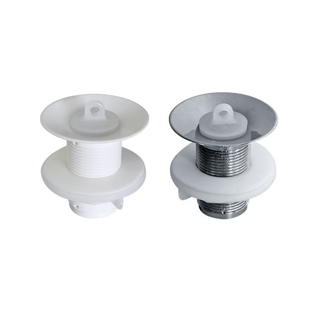 Válvula para Lavatório Astra Branca Com Ladrão