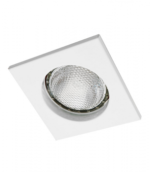 Embutido Startec Fixo Quadrado E27 Branco