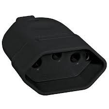 Pino fêmea 3 pinos 20A Preto Tramontina