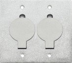 Tampa para Caixa de Piso 4 x 4 Cromado Unha Dupla Tramontina