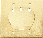 Tampa para Caixa de Piso 4 x 4 Dourado Unha R45 Tramontina