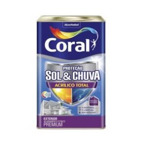 Sol e Chuva Acrílico Total Premium Coral Fosco 18L
