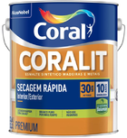 Coralit Total Base Água Esmalte Acetinado 900ml