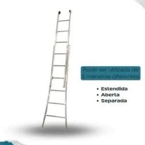Escada de Alumínio 2 x 10 Degraus