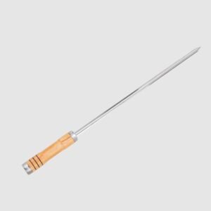 Espeto para Galeto Aço Inox Madeira 55cm