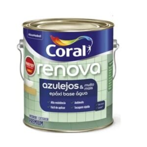 Renova Azulejo Base Água Acetinado 3,6L Coral