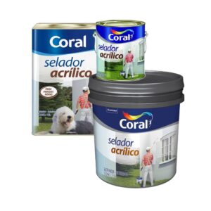 Selador Acrílico Pigmentado 18 litros Coral