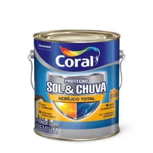 Sol e Chuva Acrílico Total Premium Coral Fosco 3,6L