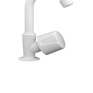 Torneira Para Lavatório ABS Branca de Mesa Japi Ref.1195