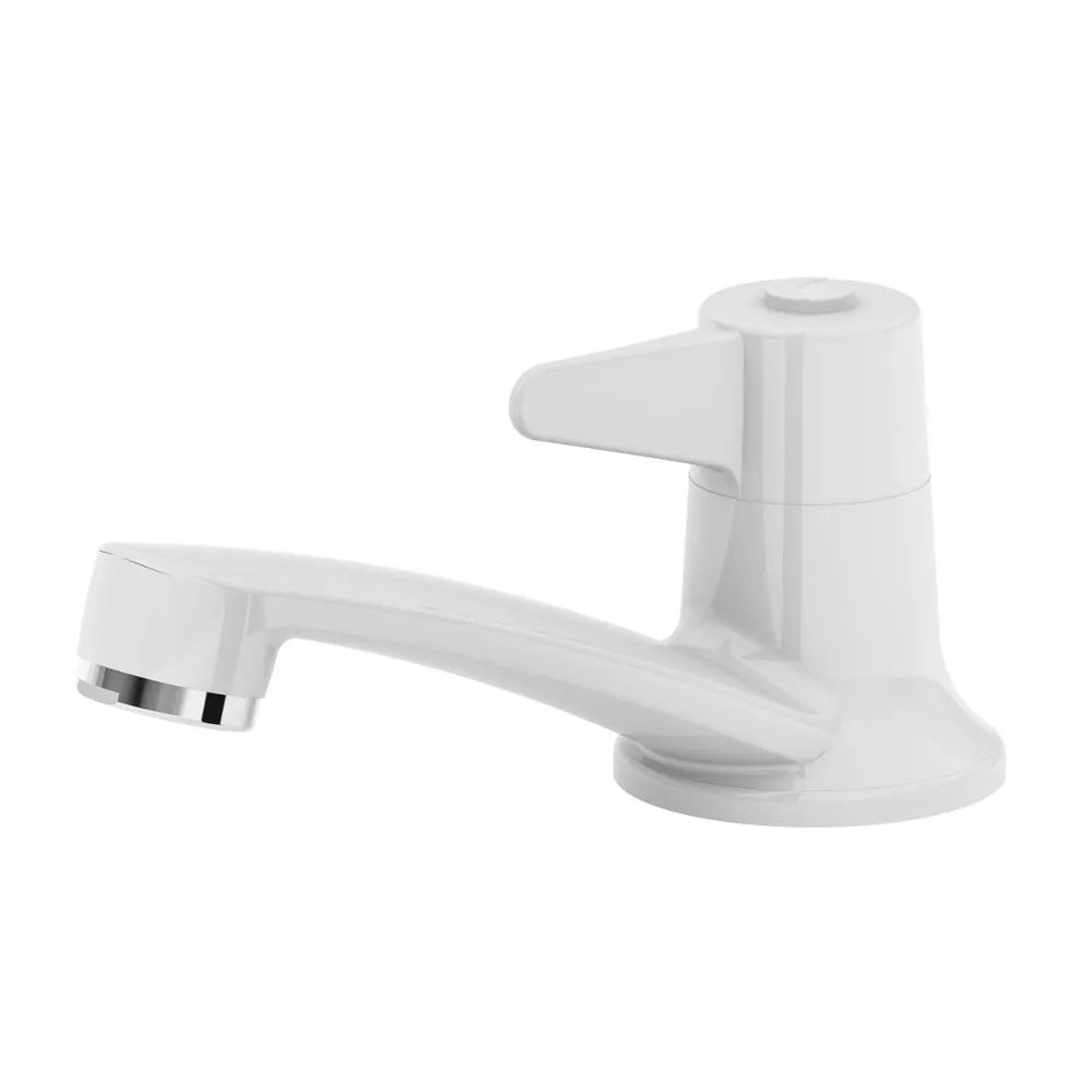 Torneira Para Lavatório ABS Branca de Mesa Japi Ref.1194 IHB