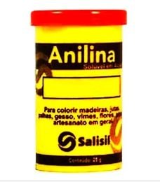 Anilina para Madeira 25g Amarelo Limão