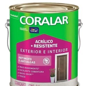 Coralar Acrílico Exterior/Interior Fosco 3.6lt