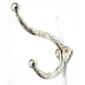 Cabide Arabesco Duplo Niquelado