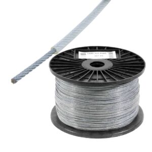 Cabo de Aço Galvanizado Plastificado 1.6mm por metro
