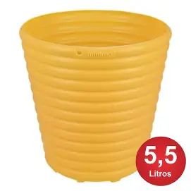 Cachepo Amarelo TRAMONTINA 5,5L