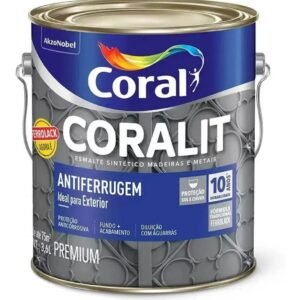 Tinta Antiferrugem Coral (FERROLACK) 3,6l