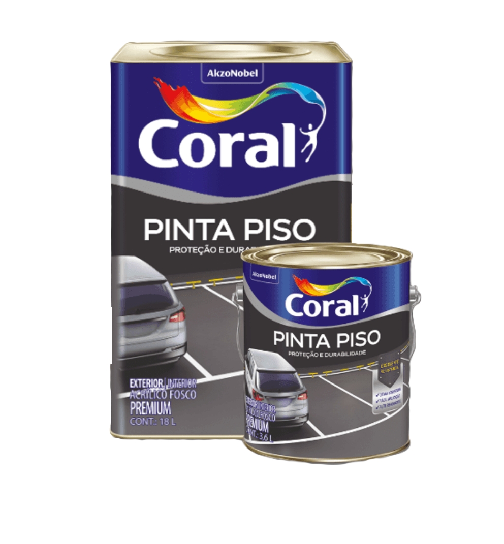 Pinta Piso 3,6L Azul Coral