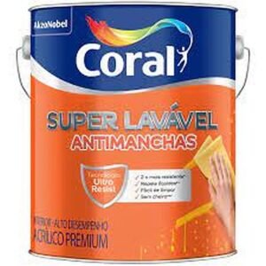 Super Lavável coral Coral Branca 3,6 litros
