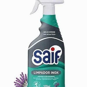 Limpador de Inox Escovado Saif Gatilho 500ml Saif