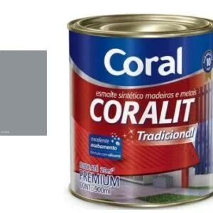 Coralit Esmalte brilho Alumínio 900ml
