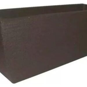 Vaso Moderno Parede 50Cm Café - JAPI
