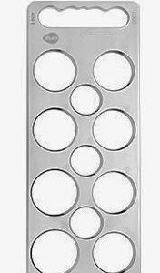 Gabarito Roscas 121-131 p/ Registro Gaveta