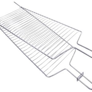 Grelha Gaúcho para Peixe Cromada 19,5 X 39,5