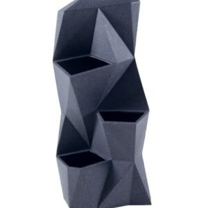 Vaso Japi Vertical Angolo Grafite