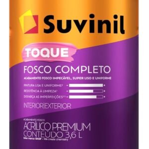 Suvinil Tinta Acrilica Fosco Completo Branco Neve 3,6gl