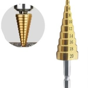 Broca de Aço Rápido Escalonada de 4 a 32mm (cópia)