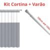 Cano para cortina box 120 x 133