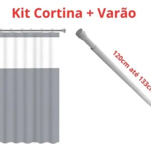 Cano  de Cortina de Box Universal  120 x 133
